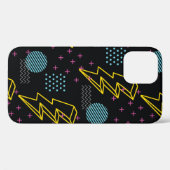 90er Jahre nahtloses Muster Case-Mate iPhone Hülle (Rückseite (Horizontal))