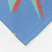 90er Jahre nahtloses Muster. Hintergrund für Memph Fleecedecke (Ecke)