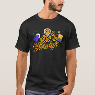 90er Jahre nostalgische 90er Musikkassette Mixtape T-Shirt