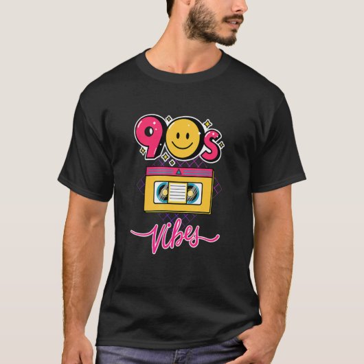 90er Jahre Vibe 1990er Fashion 90er Theme Outfit 9 T-Shirt (Vorderseite)