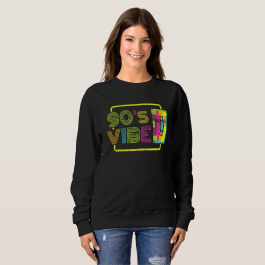 90er Jahre Vibe Audio Tape Kid Audiotape Music T-S Sweatshirt (Vorne ganz)