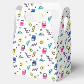 90er-Jahre Vibe Simple Shapes & Konturen Gefälligk Geschenkschachtel (Geöffnet)