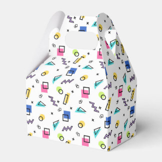 90er-Jahre Vibe Simple Shapes & Konturen Gefälligk Geschenkschachtel