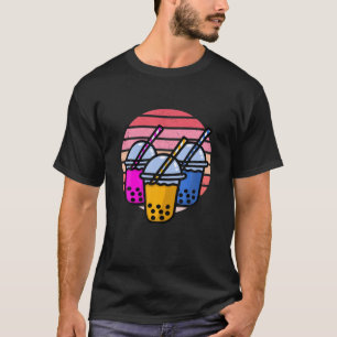 90er japanischer Kawaii, Boba-Getränke, Grunge Vin T-Shirt
