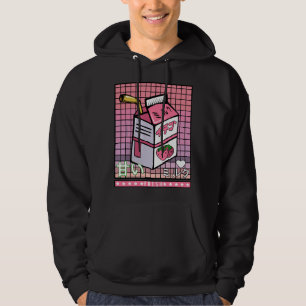 90er japanischer Otaku stilvolles ästhetisches Mil Hoodie