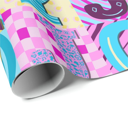 90er Joy Geschenkpapier (Rolleneckpunkt)