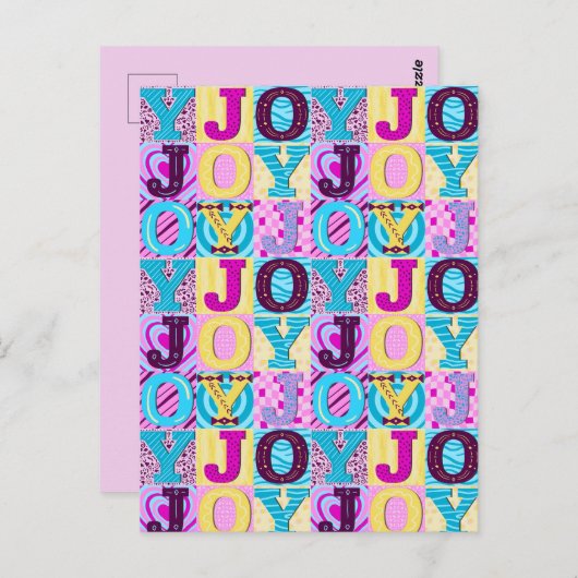 90er Joy Postkarte (Vorne/Hinten)