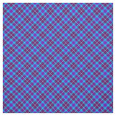 90er Kariert Grunge Lila Blue Pattern Trendy Unise Stoff (Muster)