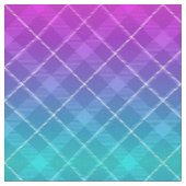90er Kariertes Muster Girly Pink Lila Ombre Stoff (Nahaufnahme)