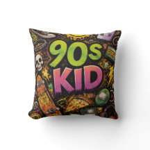 90er Kids Retro Skateboard Skelett Pizza Grunge De