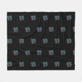 90er-Kind Fleecedecke (Vorderseite (Horizontal))