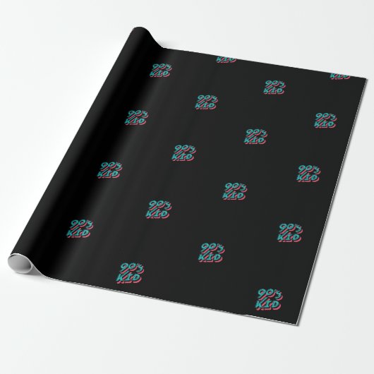 90er-Kind Geschenkpapier (Ungerollt)
