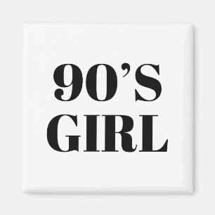 90er-Mädchen Magnet