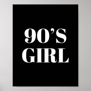 90er-Mädchen Poster
