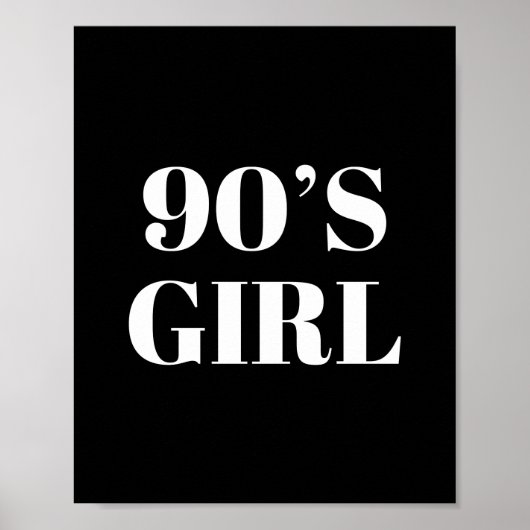 90er-Mädchen Poster (Vorne)