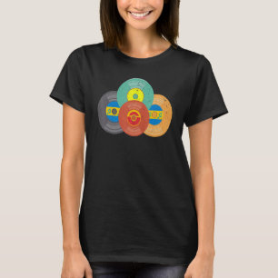 90er Music 1990er Theme Party Vinyl Retro 90er T-Shirt