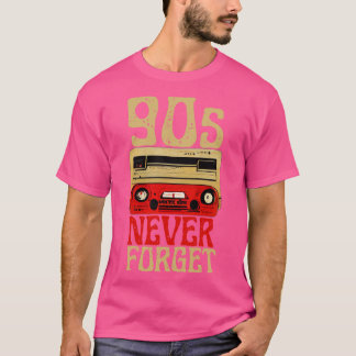 90er nie vergessen Retro Cassette 1 T-Shirt
