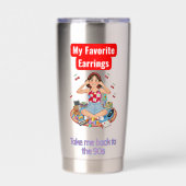 90er Nostalgia Mädchen Thermobecher (Vorderseite)