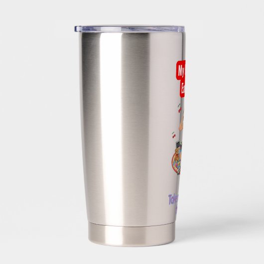 90er Nostalgia Mädchen  Thermobecher (Rechts)