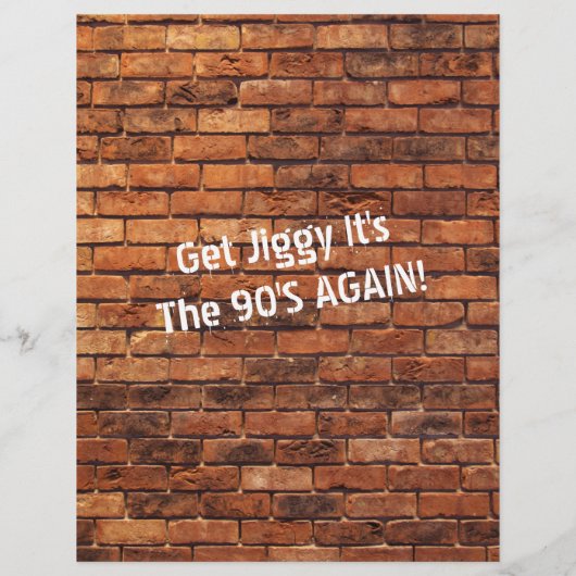 90er Party zum Geburtstag Flyer (Hinten)