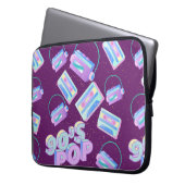 90er-Pop-90er-Stilmuster Laptopschutzhülle (Vorderseite Links)