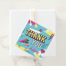 90er Pop Helle Farbe Geburtstag Danke