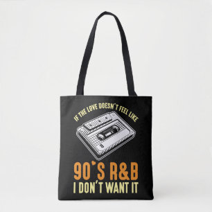 90er R&B Music Cassette 90s Songs Lover Tasche