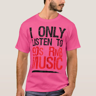 90er R und B Music Lover Fan 1990er Rb Funny Zip T-Shirt
