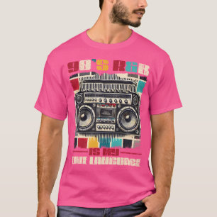 90er RB ist meine Liebe Sprache Rnb liebt Musik Fa T-Shirt