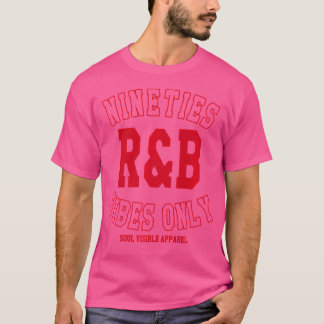 90er Rb Vibes nur Varsity 90er Rnb Music T-Shirt