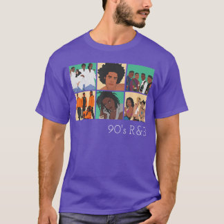 90er RBee für Musikliebhaber mit Gesicht RB Retro- T-Shirt