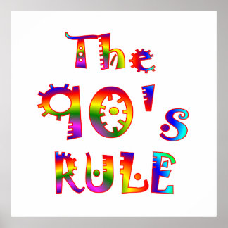 90er-Regel Poster