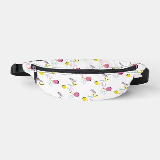 90er Retro-Memphis-Muster Bauchtasche (Vorderseite)