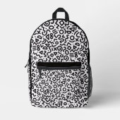 90er Retro-Muster-Rucksack Bedruckter Rucksack (Vorderseite)
