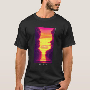 90er Retro Synthwave japanischer Vaporwave Otaku-Ä T-Shirt