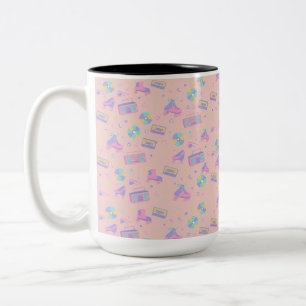 90er Retro Zweifarbige Tasse