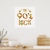 90er Rock Poster (Küche)