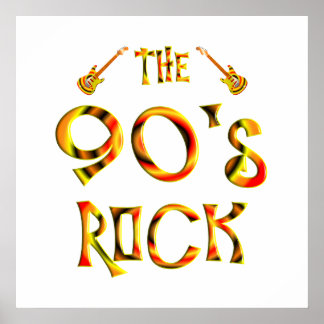90er Rock Poster