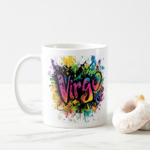 "90er-Rückenstütze: Spritzer Paint Tasse" Kaffeetasse