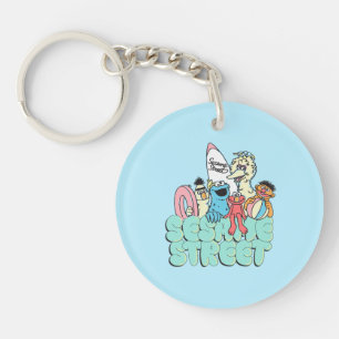 90er Sesame Street Vintage Surf Schlüsselanhänger
