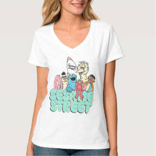 90er Sesame Street Vintage Surf T-Shirt