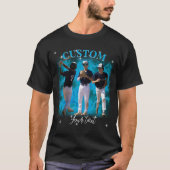 90er Sport Bootleg Rap Custom-Foto T-Shirt (Vorderseite)
