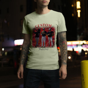 90er Sport Bootleg Rap Custom-Foto T-Shirt