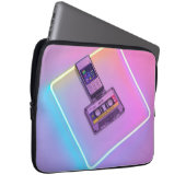 90er-Tech-Retrospektive Laptopschutzhülle (Vorne Rechts)