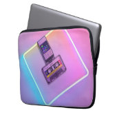 90er-Tech-Retrospektive Laptopschutzhülle (Vorderseite Links)