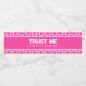 90er Throwback Birthday Funny Wasserflaschenetikett (Einzelnes Label)