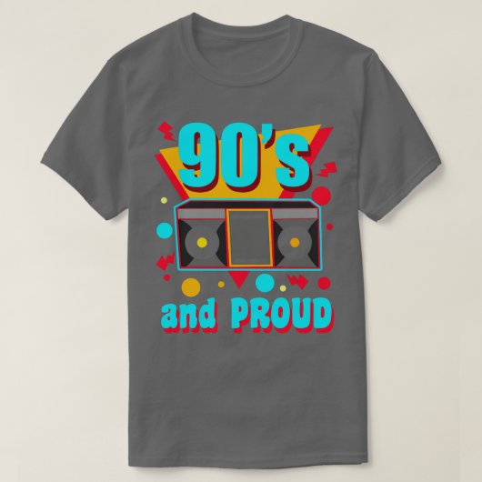 90er und stolz 1 T-Shirt (Design vorne)