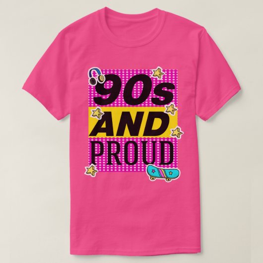 90er und stolz 2 T-Shirt (Design vorne)