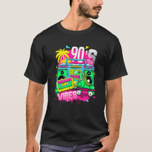 90er-Vibe 1990er Retro Vintage Neunziger Ich liebe T-Shirt