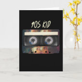 90er Vibe Mixtape Cassette 90er BIrdday Karte (Gelbe Blume)